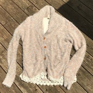 BKE Fluffy & Soft Cardigan